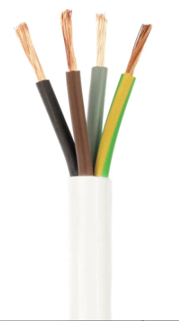 H07VV-F 4×0.75 mm²